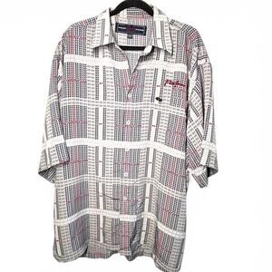 Vintage XXL  90's Y2K Phat Farm Logo button-up shirt Streetwear Hip-Hop Urban